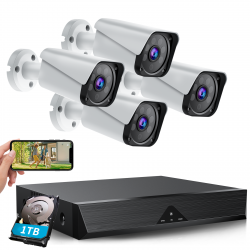 Campark  W204 8CH 4Pcs 1080P DVR Cameras Security Camera With 1TB Hard Drive Campark  W204 8CH 4Pcs 1080P DVR Cameras Security Camera With 1TB Hard Drive