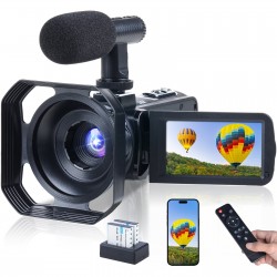 Campark AC08 3'' 4K 16 X Zoom Wifi Camcorder Video Camera With Microphone Campark AC08 3'' 4K 16 X Zoom Wifi Camcorder Video Camera With Microphone