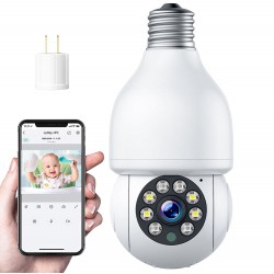 Campark SC16 1080P Wireless WiFi Motion Tracking Lightbulb Security Camera With Alexa Campark SC16 1080P Wireless WiFi Motion Tracking Lightbulb Security Camera With Alexa