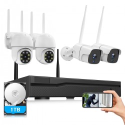 Campark W310 8CH 3MP PTZ Camera & Bullet Camera Combo Security Camera System Kit Campark W310 8CH 3MP PTZ Camera & Bullet Camera Combo Security Camera System Kit