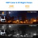 Campark SC10 2K 4MP Dual-Lens 180° Ultra-Wide View Wireless Outdoor Security Camera WIth Sound & Light Alarm