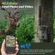 Campark TC20 24MP 4G LTE Cellular Trail Camera Wireless View Outdoor Game Camera with 2.4’’ HD Screen