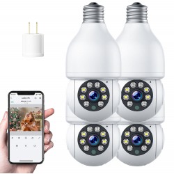 Campark SC16 1080P Wireless WiFi Motion Tracking Lightbulb Security Camera With Alexa Campark SC16 1080P Wireless WiFi Motion Tracking Lightbulb Security Camera With Alexa