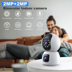 Campark SC24 2MP Dual Lens Indoor Security Camera Wireless With Phone App Auto Tracking For Children & Pet Campark SC24 2MP Dual Lens Indoor Security Camera Wireless With Phone App Auto Tracking For Children & Pet