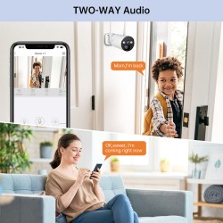 Campark SC08 4MP 4PCS Wireless Solar Powered Real-Time Alert Security Camera System Campark SC08 4MP 4PCS Wireless Solar Powered Real-Time Alert Security Camera System