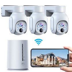 Campark SC19 4MP 355° Pan Tilt Control Wireless Battery Powered PTZ Security Camera Campark SC19 4MP 355° Pan Tilt Control Wireless Battery Powered PTZ Security Camera