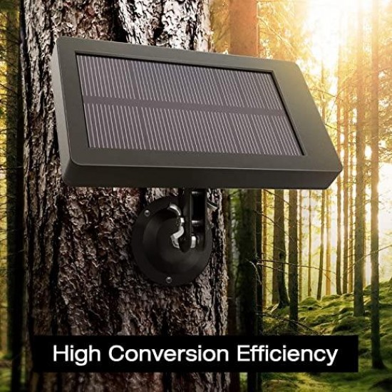 Toguard BC203 Trail Camera Solar Panel DC 5V/6V/9V/12V 2500mAh Solar Power Bank IP54 Waterproof