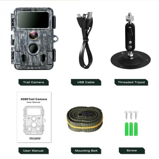 Toguard H200 4K Native WiFi  30MP Trail Camera