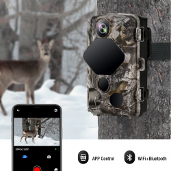 Toguard H75 4K Lite Trail Camera 24MP WiFi Bluetooth with 46 PCS 850nm Infrared LEDs Toguard H75 4K Lite Trail Camera 24MP WiFi Bluetooth with 46 PCS 850nm Infrared LEDs