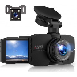 Campark DC02 Dash Cam Front and Rear Full HD Dual Dashboard Camera for Cars with 3 Inches Screen                   Campark DC02 Dash Cam Front and Rear Full HD Dual Dashboard Camera for Cars with 3 Inches Screen
