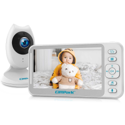 Campark BM40 Smart Night Vision 4.3 inch Split Screen Video Baby Monitor Campark BM40 Smart Night Vision 4.3 inch Split Screen Video Baby Monitor