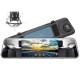 Campark R5 Video Streaming Rearview Mirror Dual 1080P Touch Screen Dash Cam and Backup Camera                  