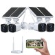 Campark SC02 3MP Solar Powered Wireless Outdoor Security Camera System with Base Station